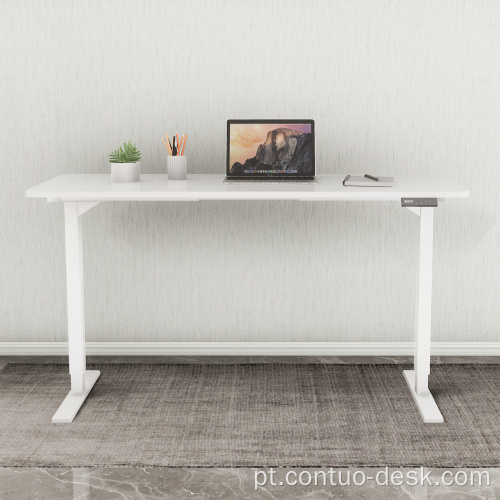 Escritório computador ergonômico altura elétrica localização ajustável mesa de mesa em pé de mesa dupla